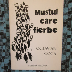 Octavian GOGA - MUSTUL CARE FIERBE (MINI-CARTE, 10 x 7 cm. - NOUA!!!)