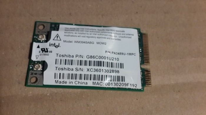 placuta wifi Toshiba Satellite A100 A105 Equium Tecra A7 PA3489U-1MPC V000060840