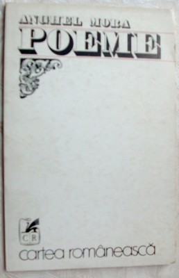 ANGHEL MORA - POEME (volum de debut, 1975) [tiraj 600 ex.] foto