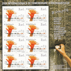 ROMANIA 2007 LP 1754 b MINICOALA DE 8 TIMBRE MNH