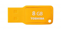 Toshiba Memorie Toshiba USB-Stick THN-U201Y0080M4, 8 GB, TransMemory U201, galben foto