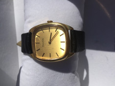 Ceas Mecanic manual Bulova din Aur 18k foto