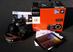 Sony Alpha 65 ca nou cu cutia originala [pret original 990 Euro] foto