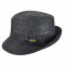 Best Price 1646676 - Palarie Kangol Wheat Braid Arnold Trilby Negru(Masura : L)