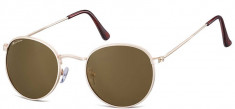 Ochelari de soare unisex Montana Eyewear S92B matt gold / smoke lenses S92B foto