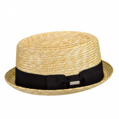 Palarie Kangol Wheat Braid Pork Pie Natural (Masura : L) - Best Price 1646672 foto