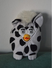 M- Jucarie Furby din material textil, tip dalmatian, de la McDOnalds 2000, 10cm foto