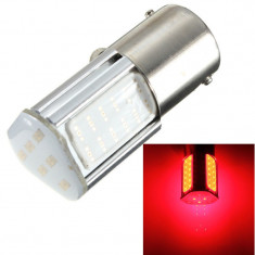 Led rosu BA15S P21W chip COB 5W rosie foto