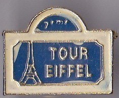 Insigna Turnu Eiffel Paris foto