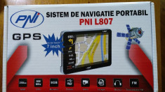 GPS portabil PNI L707 7 inch, 800 MHz, 256M DDR 8GB iGO Primo foto