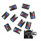 2x Sticker adeziv volan roata janta logo emblema 3D BMW M Series M1 M3 M5 M6