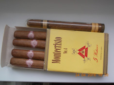 HAVANE - TRABUCURI CUBANEZE - MONTE CRISTO Nr. 4 SI GUANTANAMERA CRISTALES foto