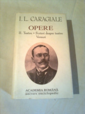 I.L. CARAGIALE ~ OPERE ( TEATRU *SCRIERI DESPRE TEATRU*VERSURI ) vol.2 foto