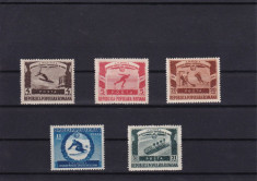 ROMANIA 1951 , LP 275 , JOCURILE MONDIALE UNIVERSITARE SERIE MNH foto