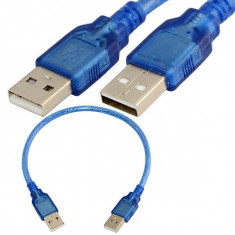 Cablu USB 2.0 tata - tata 30CM foto