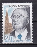 Monaco 1988 personalitati J.Monnet politica MI 1871 MNH w29, Nestampilat