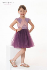 Rochie fete Purple Lace Dream (Culoare: violet, Imbracaminte pentru varsta: 12 luni - 80 cm) foto