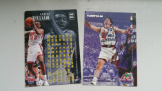 Set 2 cartonase NBA Fleer 95 - numerele 116, 236 foto