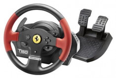 Volan Gaming Thrustmaster T150 Force Feedback Rosu Pc Ps3 Si Ps4 foto
