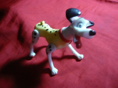 Figurina Walt Disney Pongo din 101 Dalmatieni ,plastic , membre mobile h=7,8 cm foto