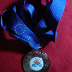 Medalie Campionatele Europei Centrale Volei 2010-2011 ,metal aurit si email