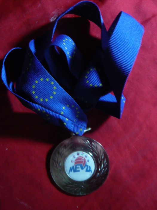 Medalie Campionatele Europei Centrale Volei 2010-2011 ,metal aurit si email