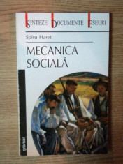 MECANICA SOCIALA de SPIRU HARET 2001 foto