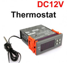 Termometru digital cu termostat alimentare la 12V si releu 220V/10A foto
