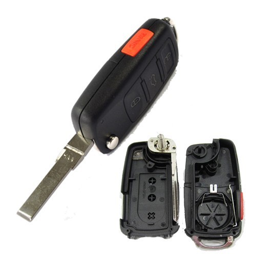 Carcasa Cheie Briceag Audi A8 3 Butoane + buton panica foto mare Carcasa Cheie Briceag Audi A8 3 Butoane + buton panica foto mare