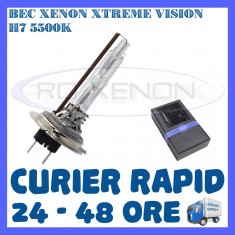 BEC XENON XTREME VISION - H7 METALIC 5500K - CALITATE GARANTATA