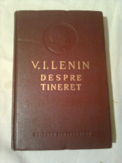 V.I. LENIN DESPRE TINERET foto