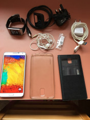 URGENT!!! Telefon Samsung Galaxy Note 3 - N9005 - 32Gb + Galaxy Gear 1 foto