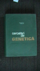 P.RAICU - CERCETARI DE GENETICA (Poliploidie,Mutatii,Recombinari genetice) foto