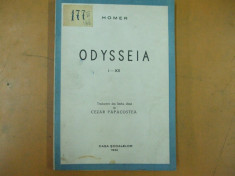 Homer Odiseea 12 canturi Bucuresti 1944 traducere limba elina Cezar Papacostea foto