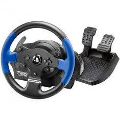 Volan Gaming Thrustmaster T150 Force Feedback Albastru Pc Ps3 Si Ps4 foto