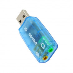 Placa sunet USB 3D Sound (AC3) si Virtual 5.1 Channel foto