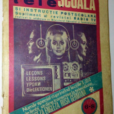 Revista Radio - Tele Scoala Supliment Radio Tv (6 -8 / '72)