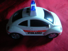 Jucarie Masinuta de Politie L= 13,5 cm , baterii , plastic foto
