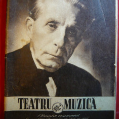 Revista Teatru si Muzica -Nr 1/1955 -dedicat Laureatilor Premiilor de Stat 1953