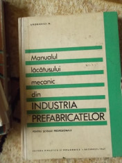 MANUALUL LACATUSULUI MECANIC DIN INDUSTRIA PREFABRICATELOR foto