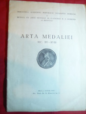 Arta Medaliei sec.XV-XVIII - Bibl.Academiei RSR Ed. 1967 ,ilustratii foto