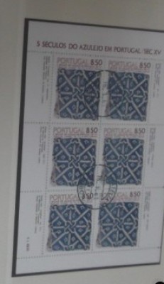 PORTUGALIA 1981 &amp;ndash; FAIANTA DECORATIVA PICTATA (I), KLEINBOGEN AF22 foto