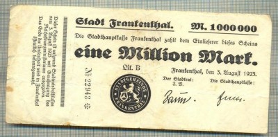 A 21 BANCNOTA-GERMANIA- 1000000 MARK- anul 1923 -SERIA 22943-starea care se vede foto