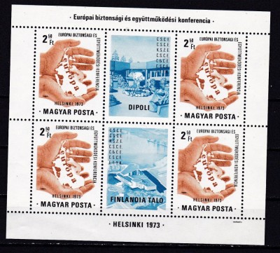 Ungaria 1973 Helsinki MI bl.99A MNH w29 foto