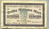 A 25 BANCNOTA-GERMANIA-30milion MARK- anul 1923 -SERIA 28624-starea care se vede, Europa