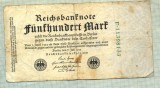 A 01 BANCNOTA-GERMANIA - 500 MARK- anul 1923 -SERIA 11398133-starea care se vede