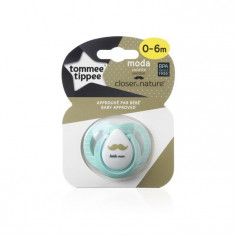 Tommee Tippee - Suzeta Ortodontica Moda Bleu 0-6 Luni foto