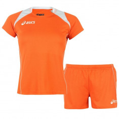 Set Sport Fitness tricou + pantaloni scurti dama Asics original - marimea S M foto