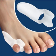 Orteza Degete MIC Picior Corector Separator Hallux Valgus Protectie, 2 bucati foto