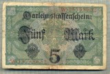 A 80 BANCNOTA-GERMANIA - 5 MARK- anul 1917 -SERIA 15768662 -starea care se vede, Europa